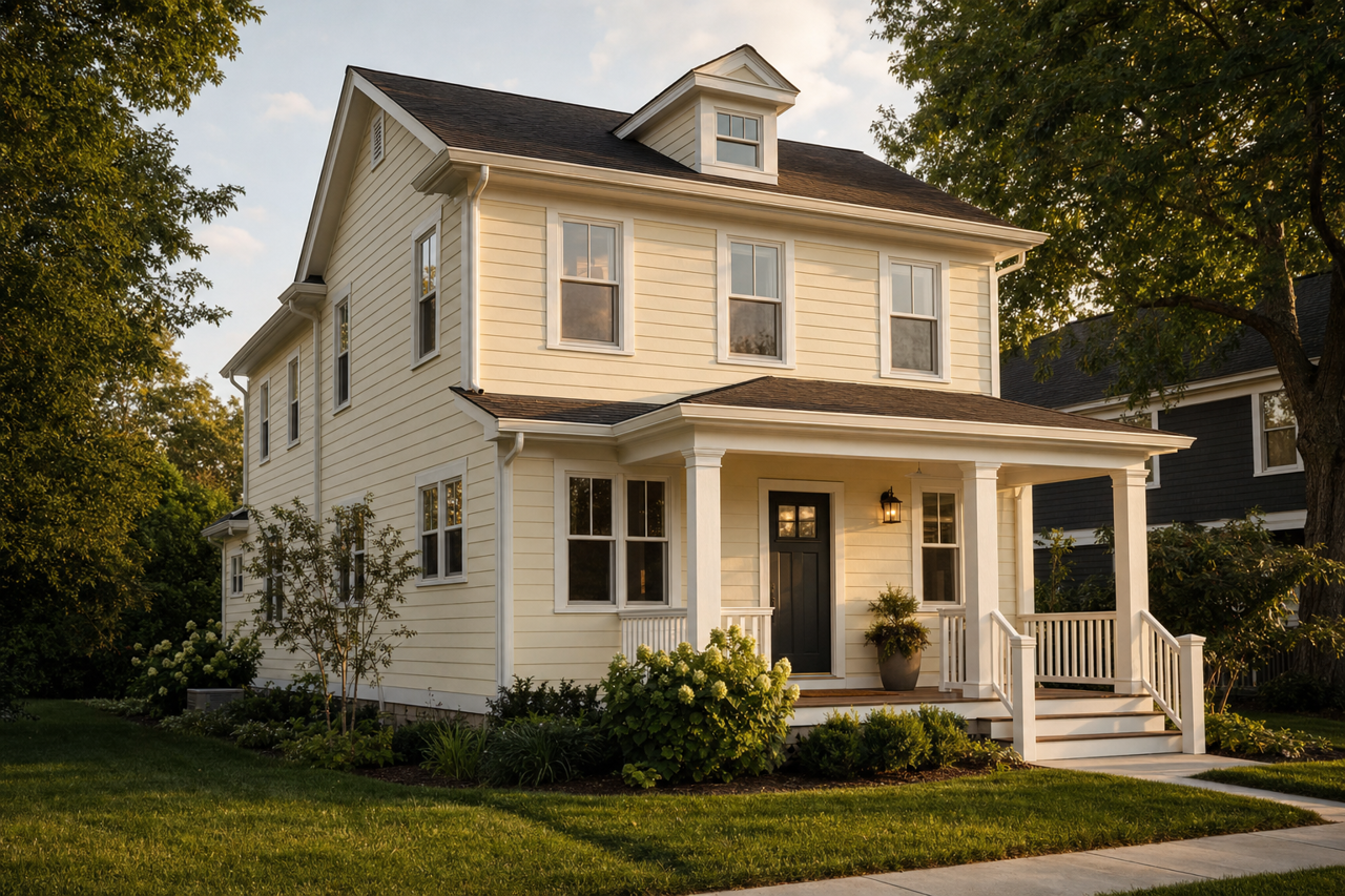 Limestone by Benjamin Moore on exterior