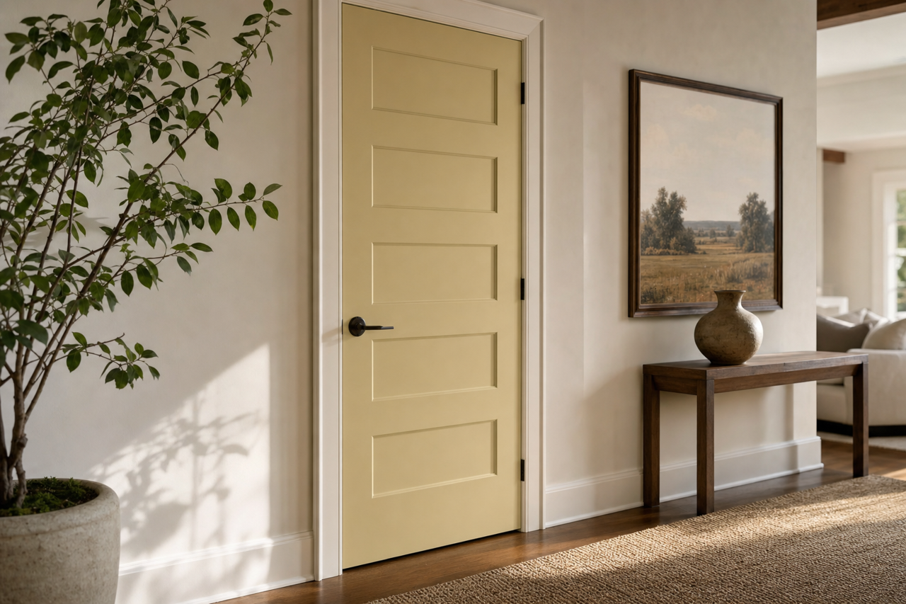 Flowering by Benjamin Moore on interior-doors