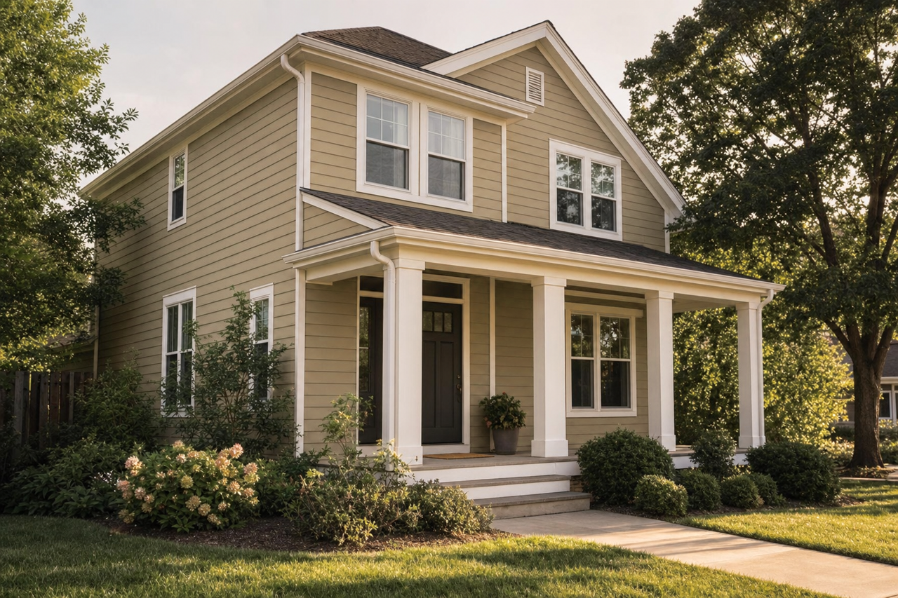 Ivy League by Benjamin Moore on exterior