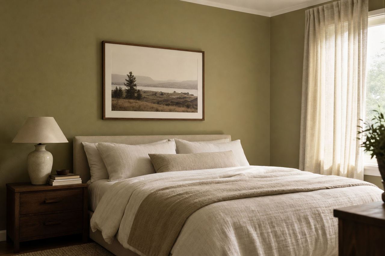 Greenbrook by Benjamin Moore on interiors