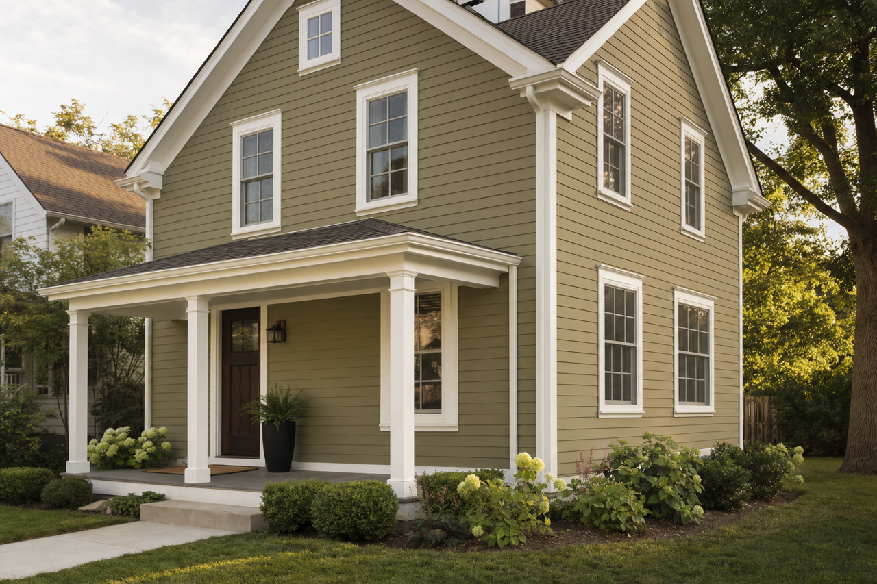 Sterling Forest by Benjamin Moore on exterior
