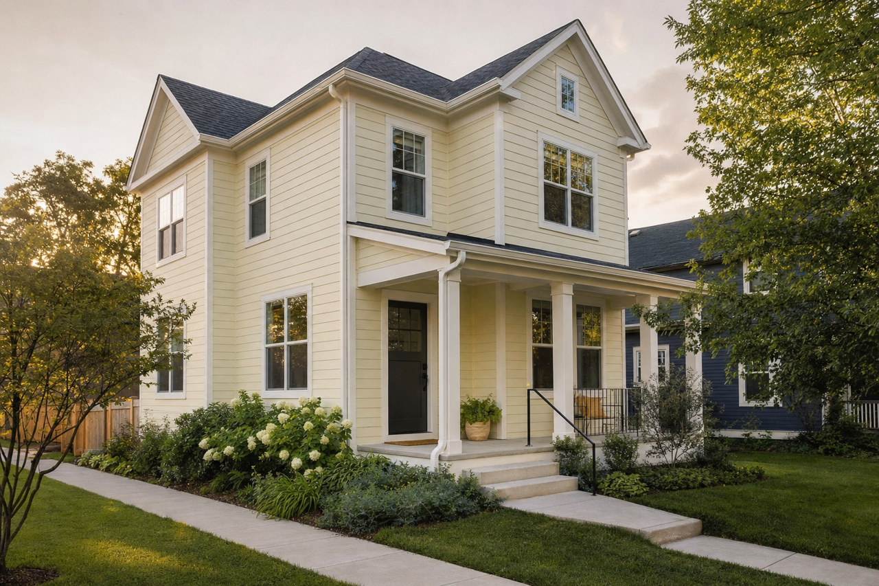 Spring by Benjamin Moore on exterior