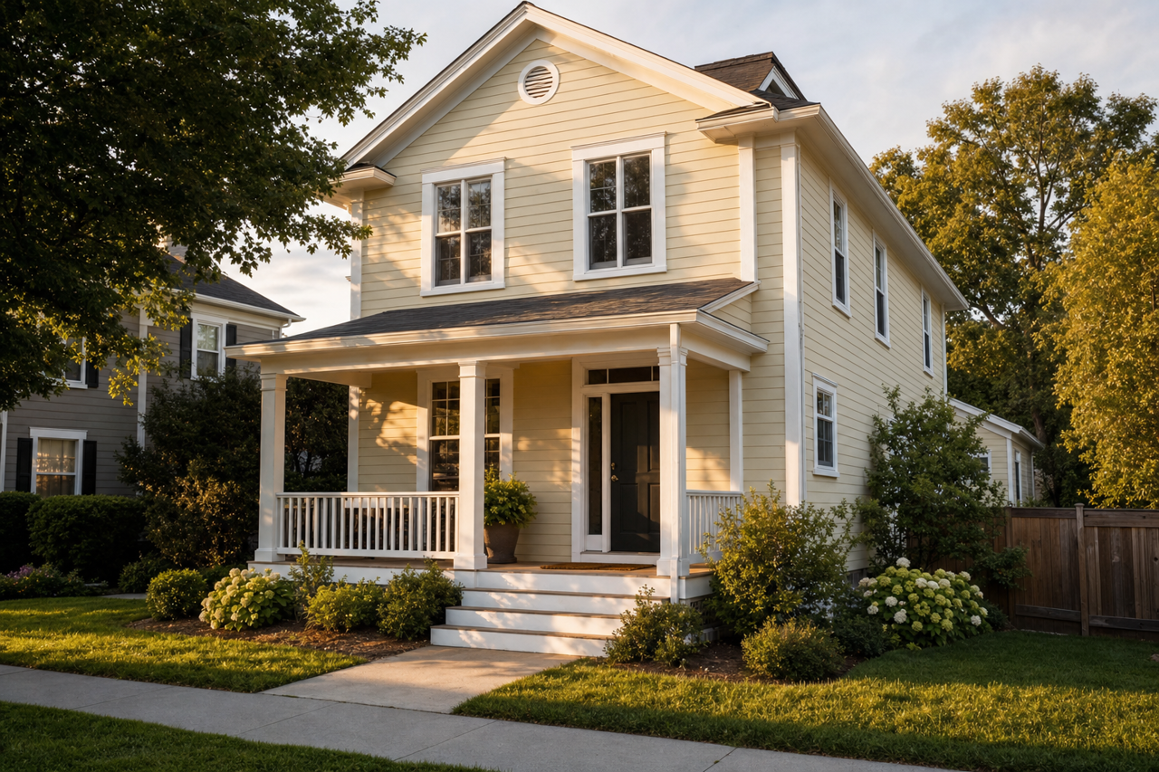 Nantucket Breeze by Benjamin Moore on exterior