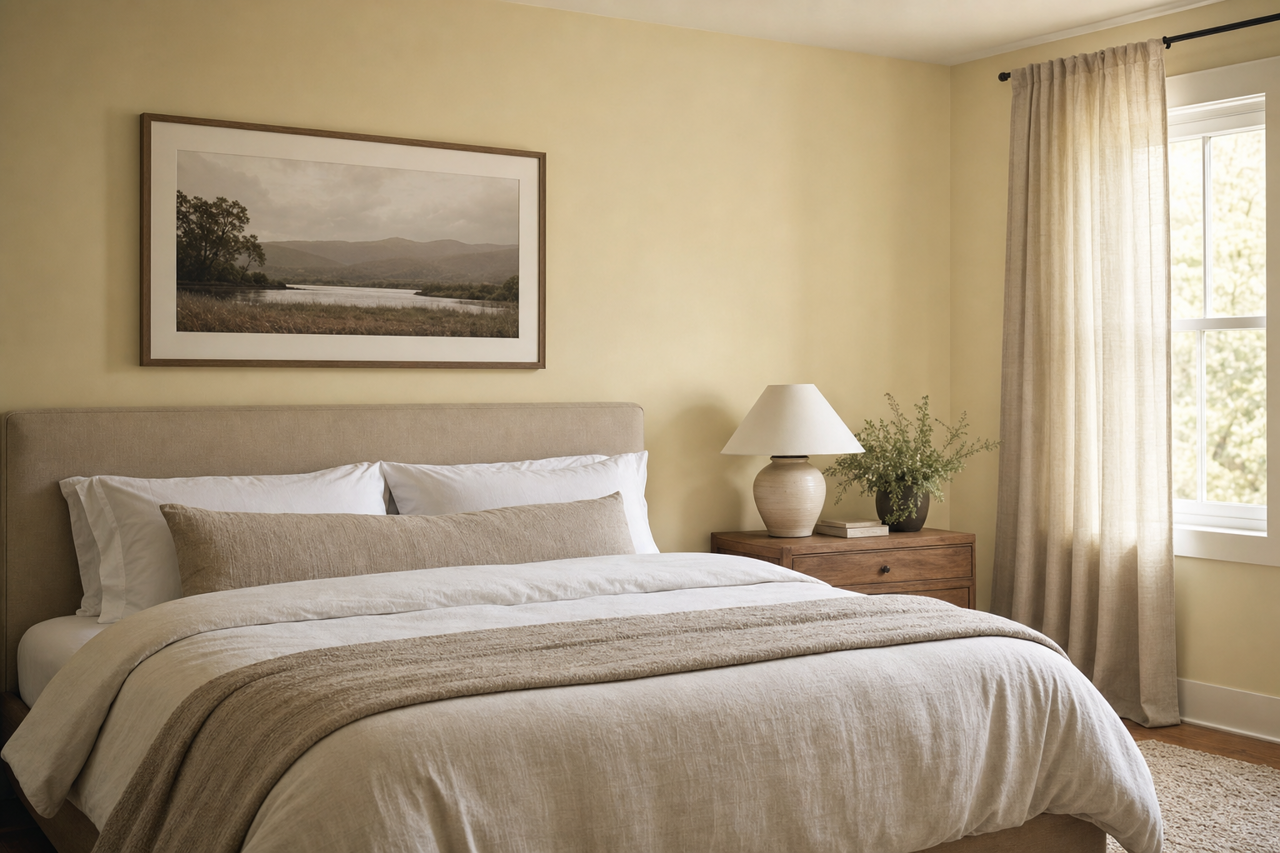 Nantucket Breeze by Benjamin Moore on interiors