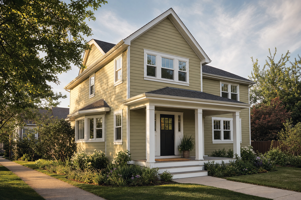 Hiking Path by Benjamin Moore on exterior