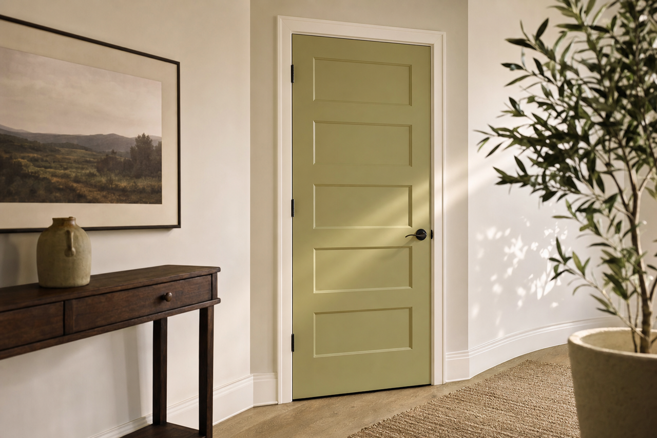 Hiking Path by Benjamin Moore on interior-doors