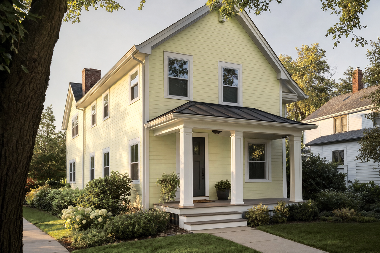 Warren Acres by Benjamin Moore on exterior
