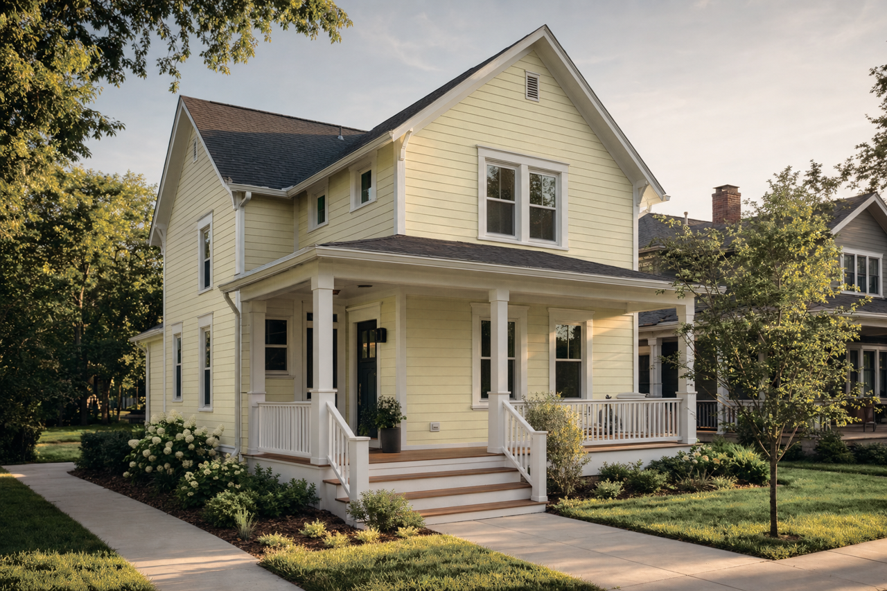 Folk by Benjamin Moore on exterior