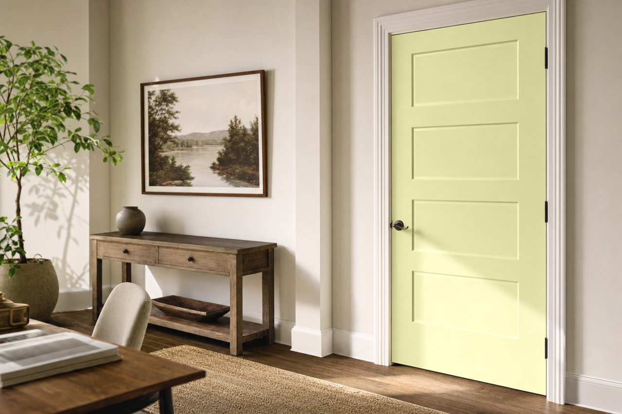 Folk by Benjamin Moore on interior-doors