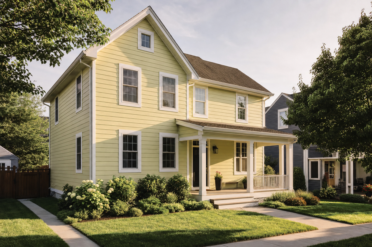 Sweet by Benjamin Moore on exterior