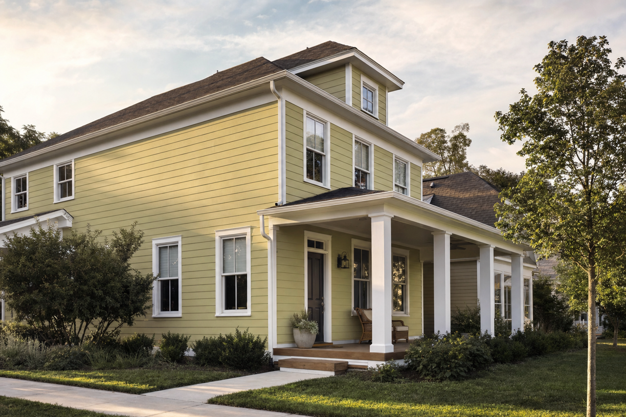 Ponderosa by Benjamin Moore on exterior