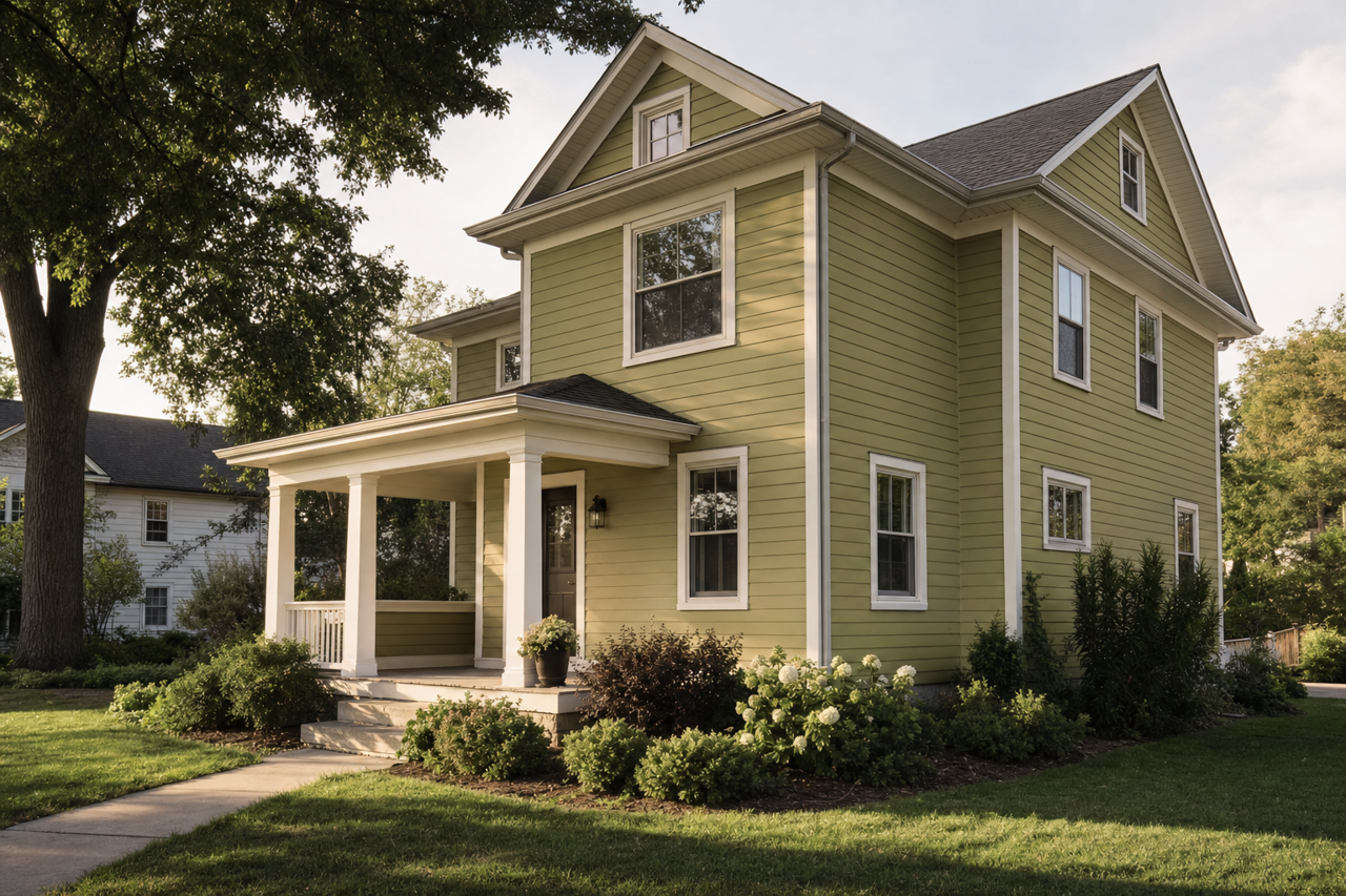 Winding Vines by Benjamin Moore on exterior