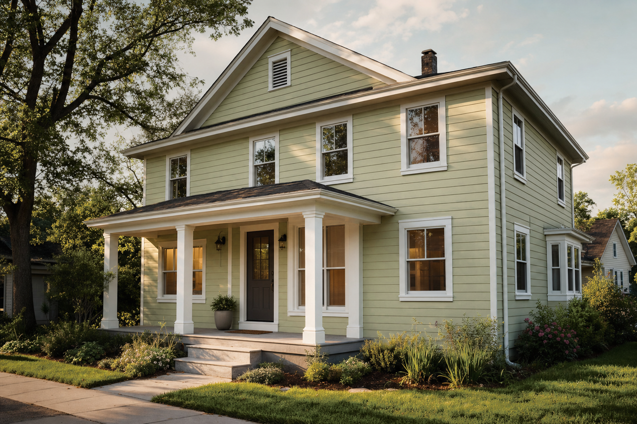 Shades by Benjamin Moore on exterior
