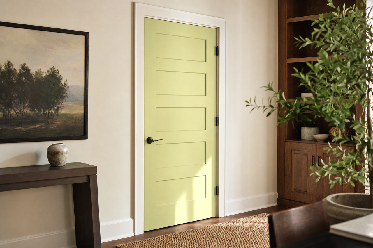 Shades by Benjamin Moore on interior-doors