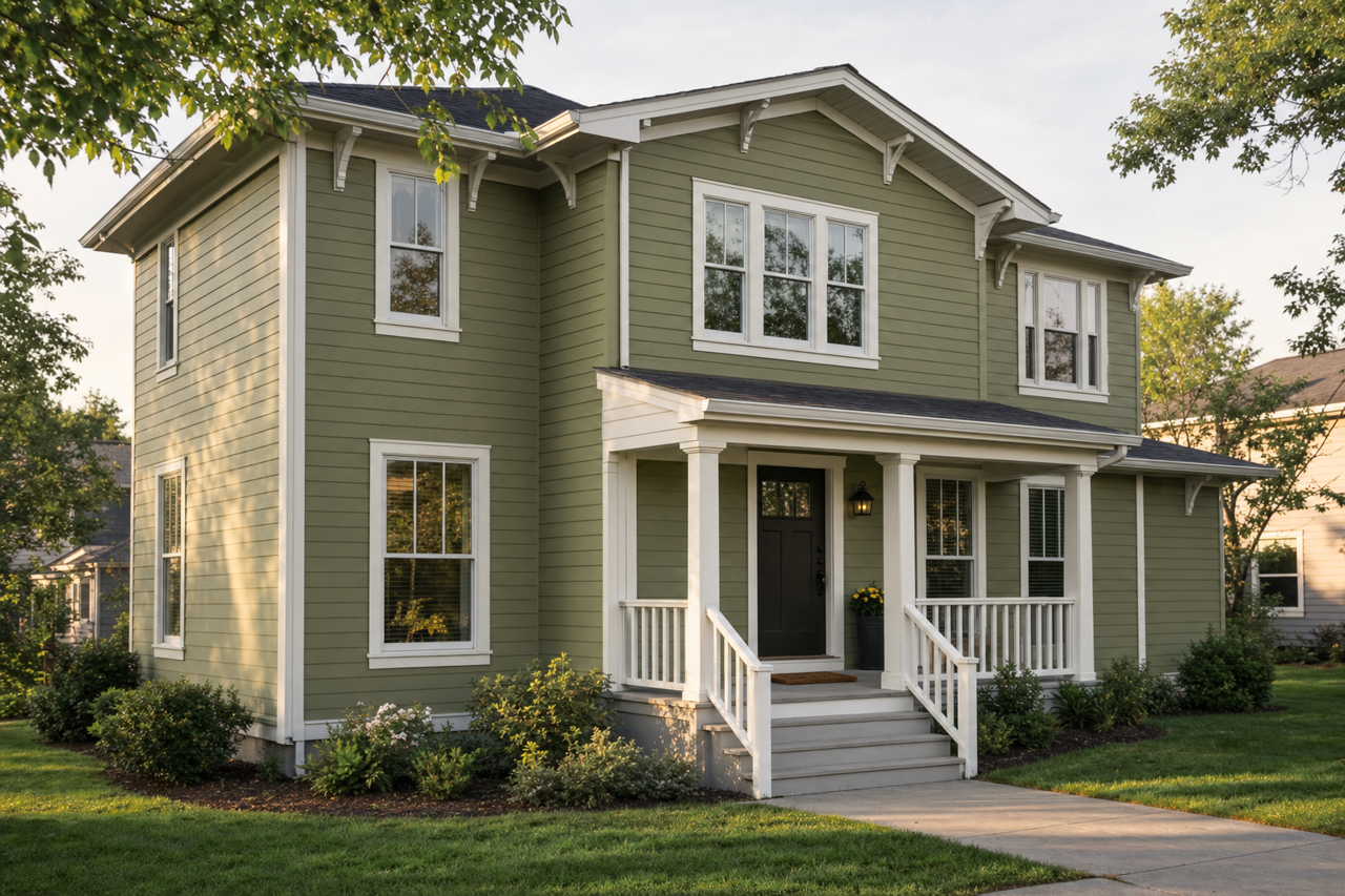 Sycamore Tree by Benjamin Moore on exterior