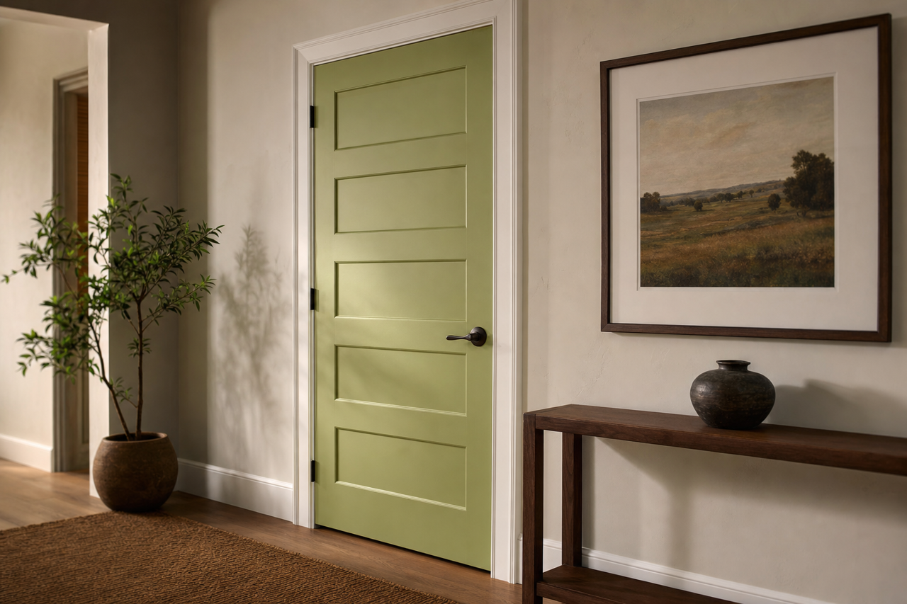 Sycamore Tree by Benjamin Moore on interior-doors