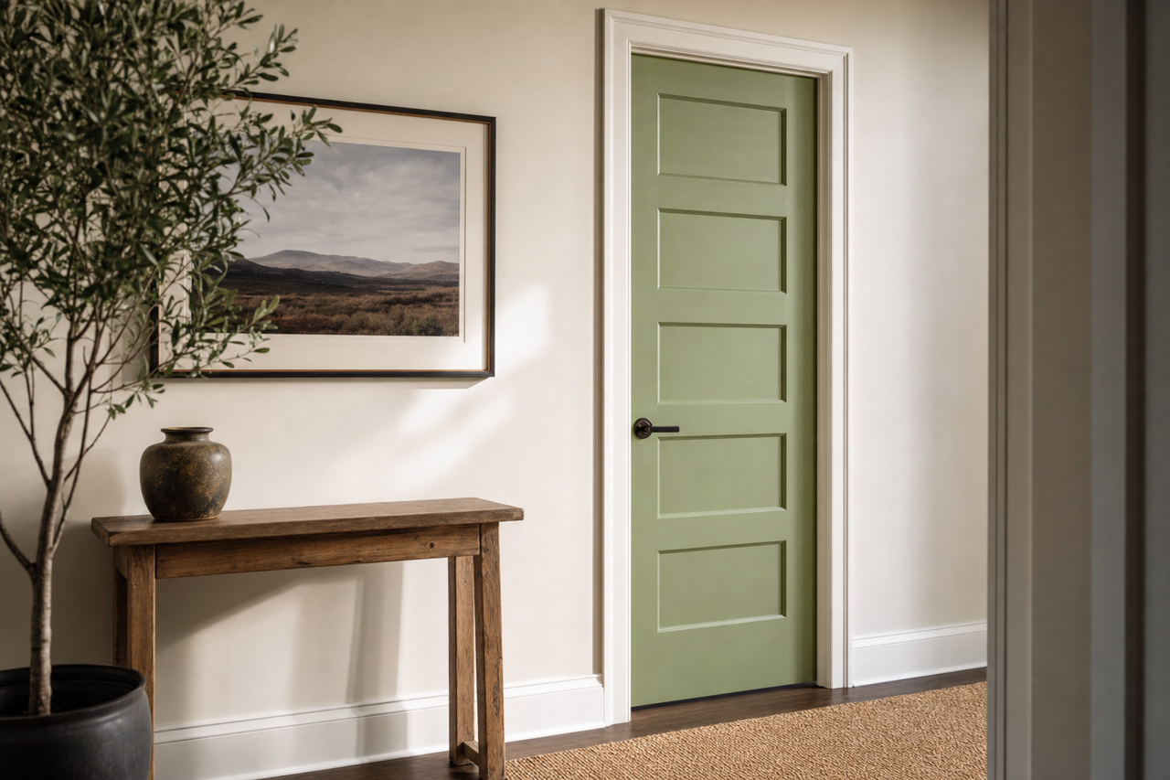 Buckingham by Benjamin Moore on interior-doors