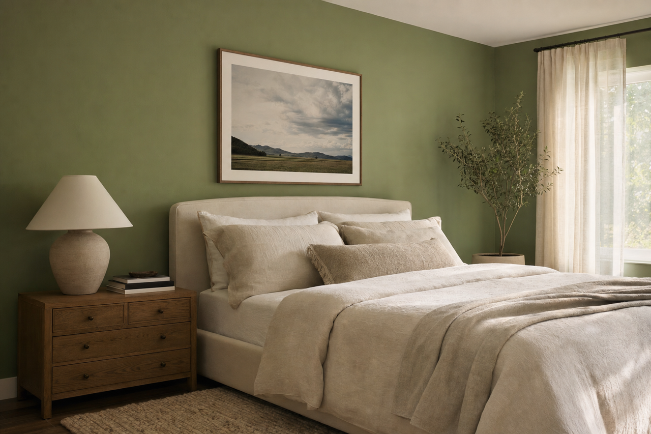 Courtyard by Benjamin Moore on interiors