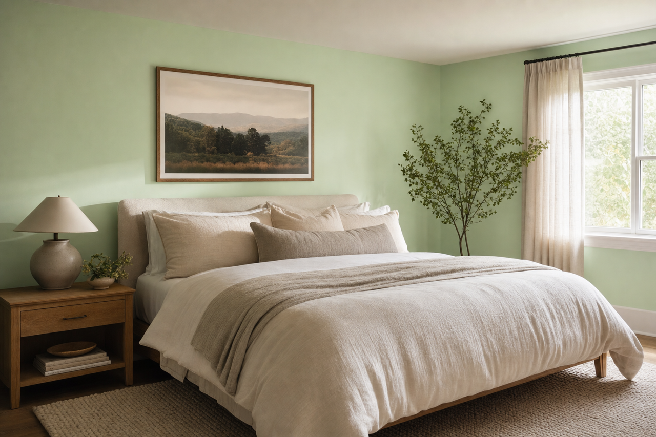 Pastel by Benjamin Moore on interiors