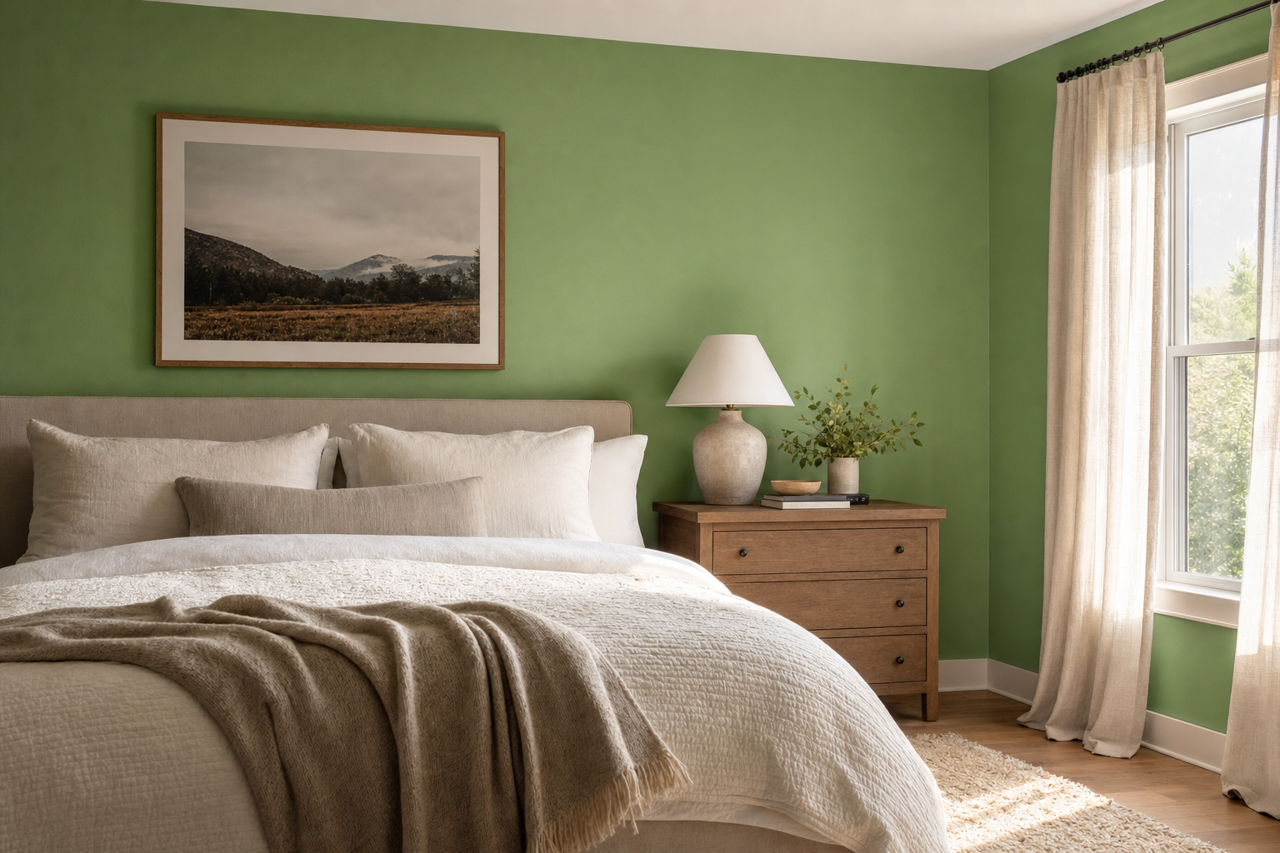 Pleasant by Benjamin Moore on interiors