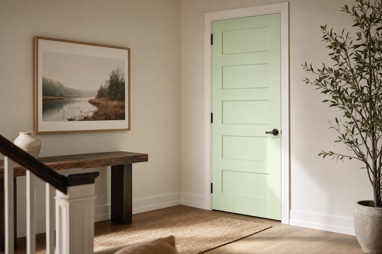 O'Reilly by Benjamin Moore on interior-doors
