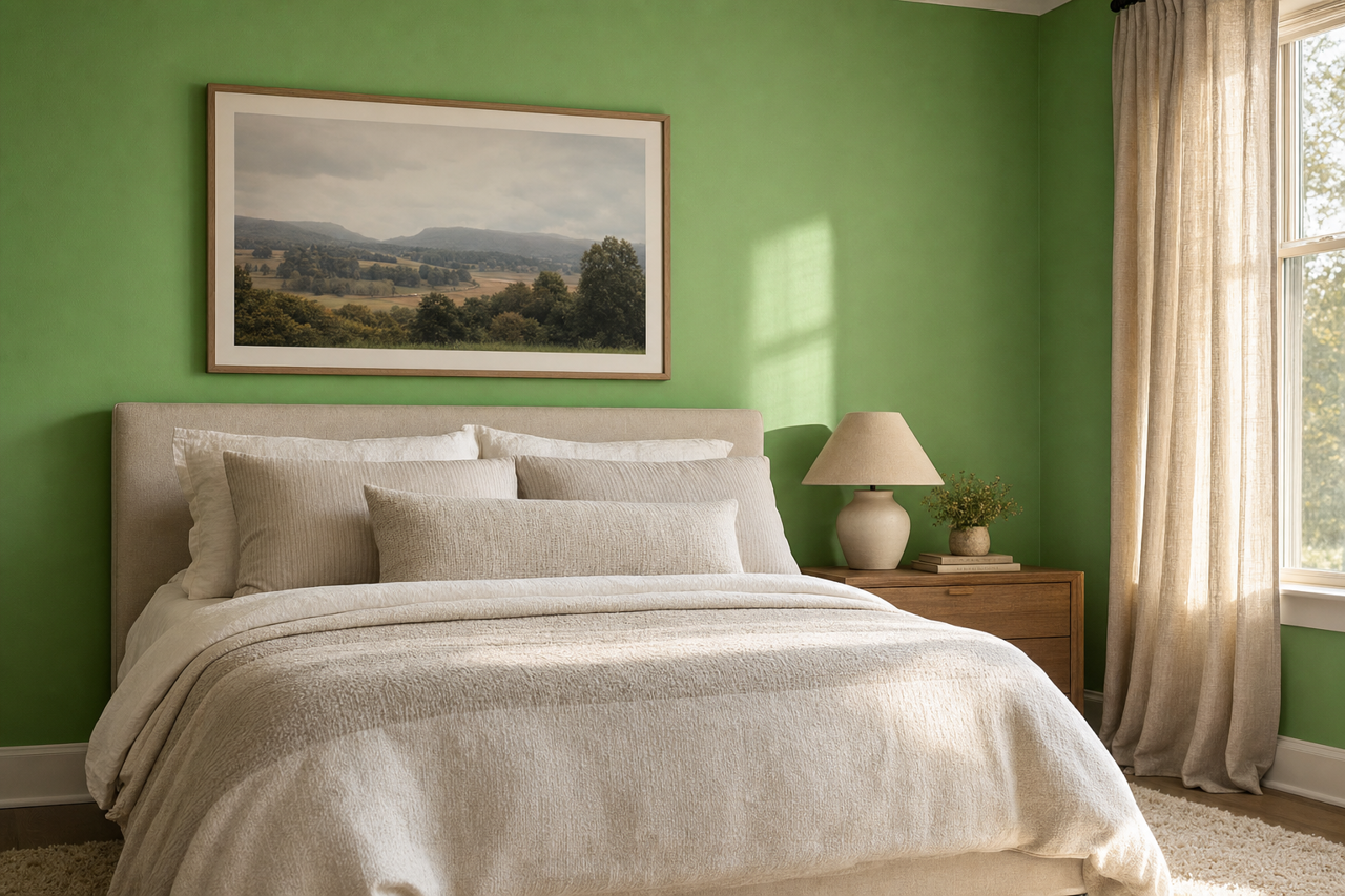 Paradise Valley by Benjamin Moore on interiors