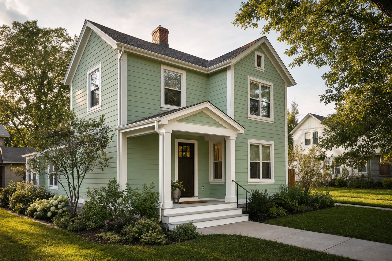 Douglas by Benjamin Moore on exterior