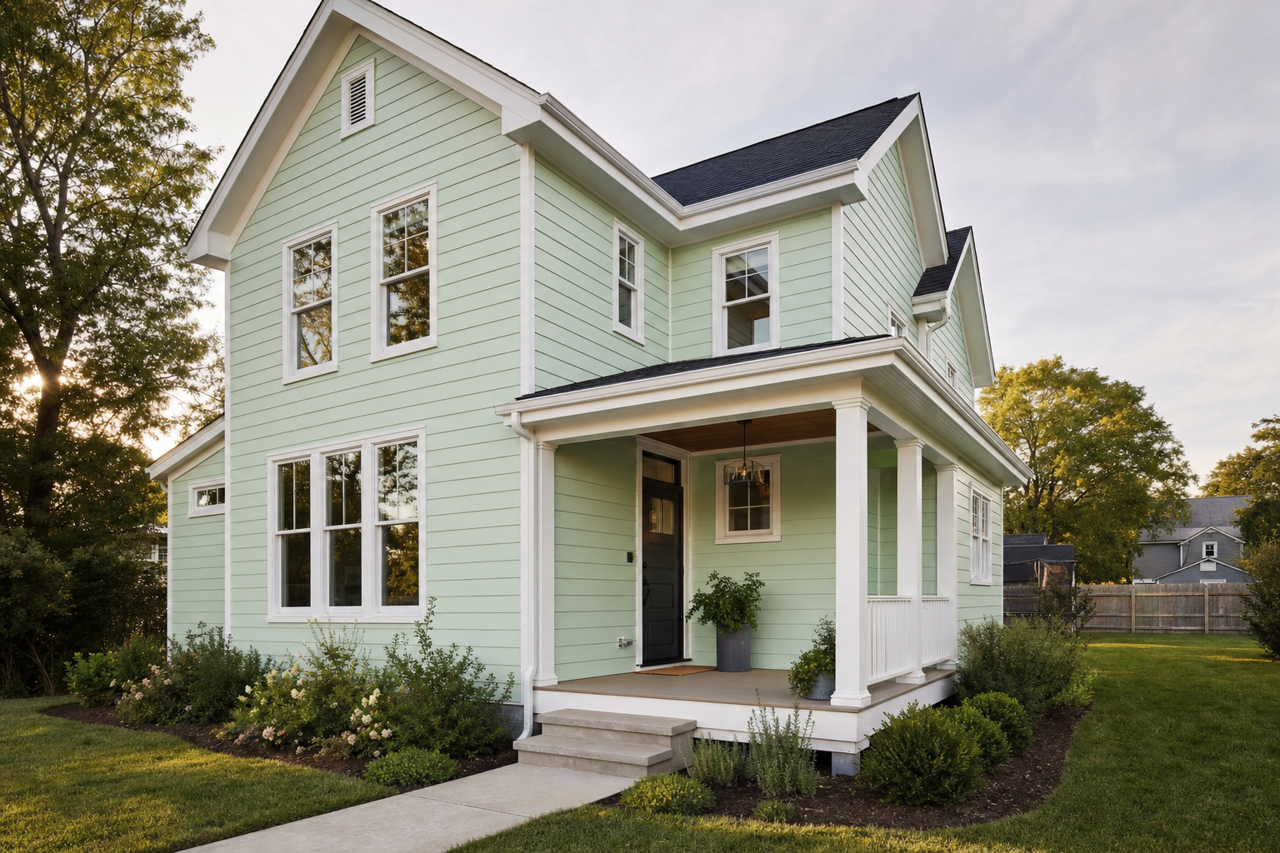 Parkside by Benjamin Moore on exterior