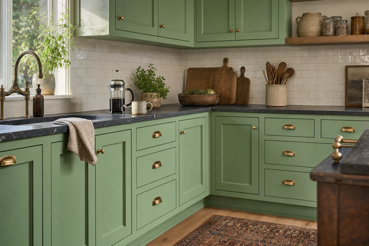 Branch by Benjamin Moore on cabinets