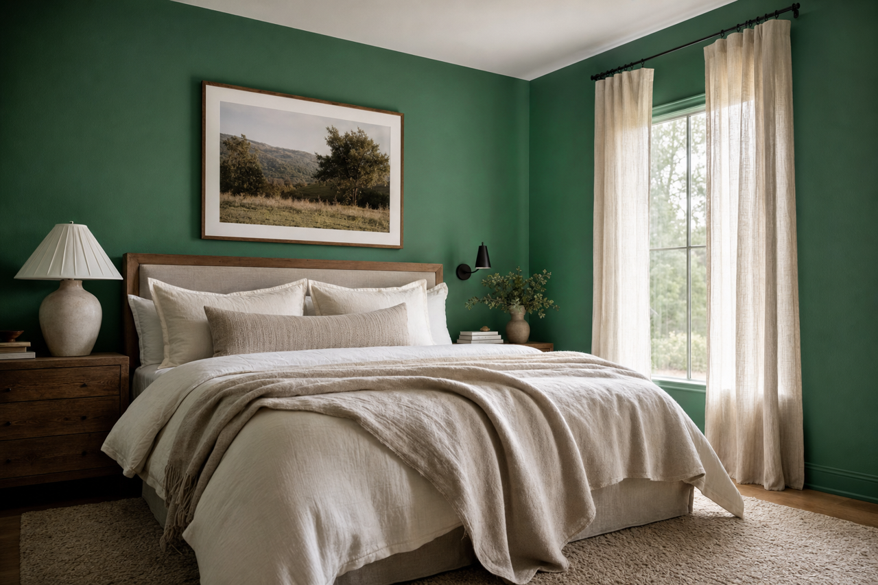 Once by Benjamin Moore on interiors