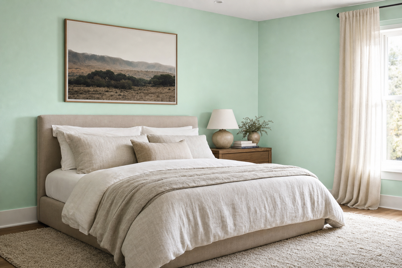 Tropical Paradise by Benjamin Moore on interiors