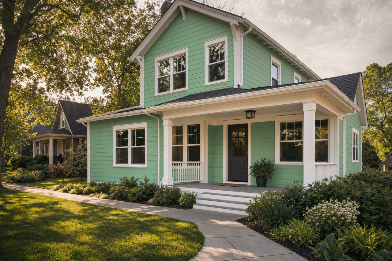 Cliffside by Benjamin Moore on exterior
