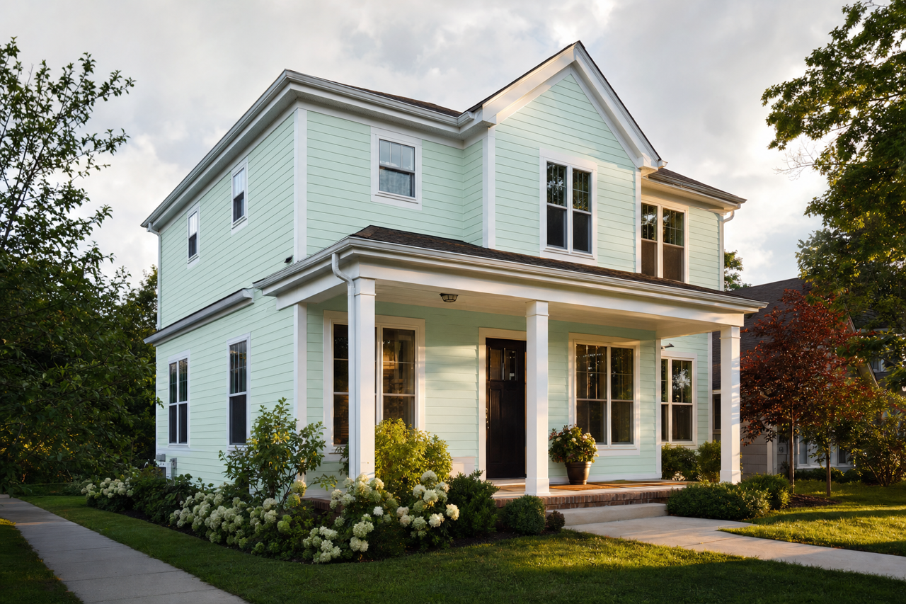Mountainview by Benjamin Moore on exterior