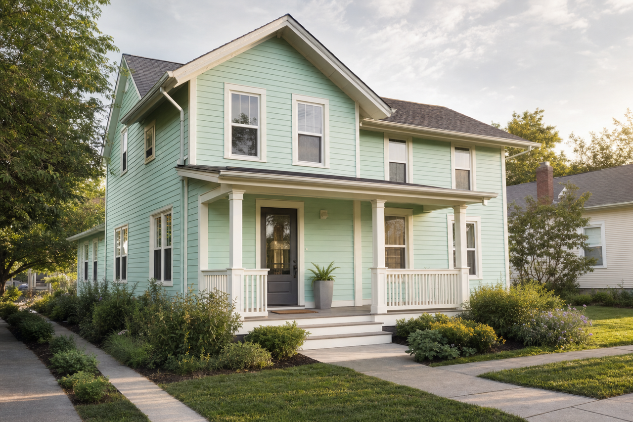 St. by Benjamin Moore on exterior