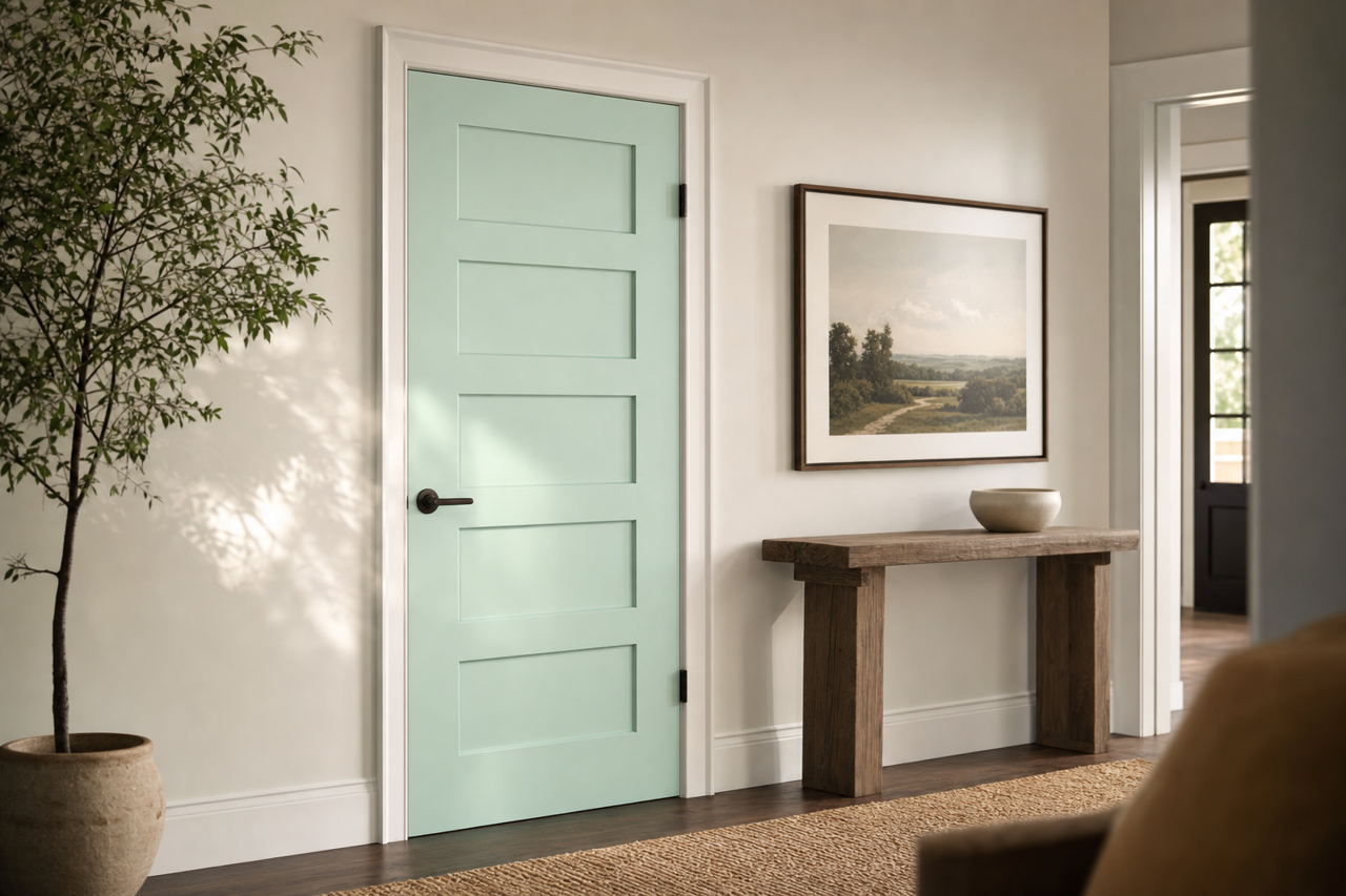 St. by Benjamin Moore on interior-doors
