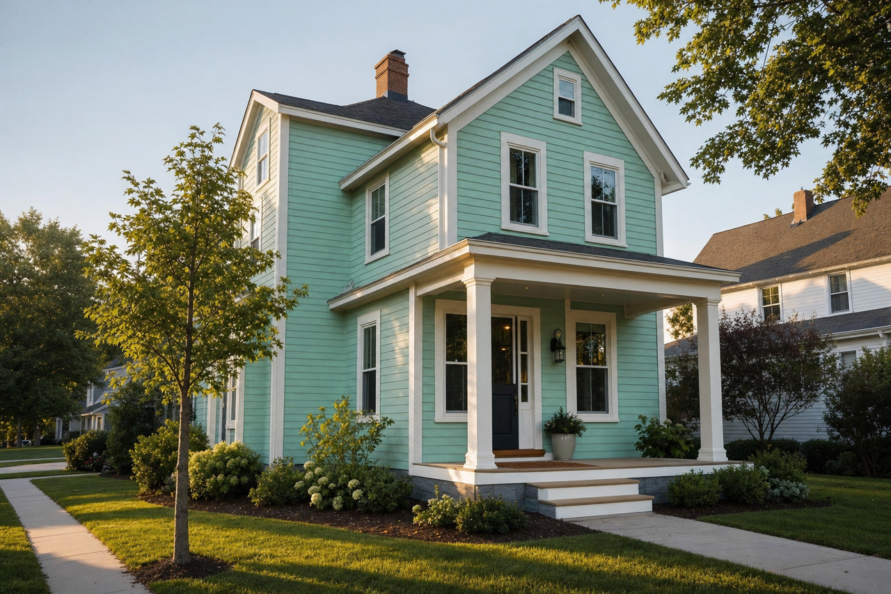 Lady by Benjamin Moore on exterior