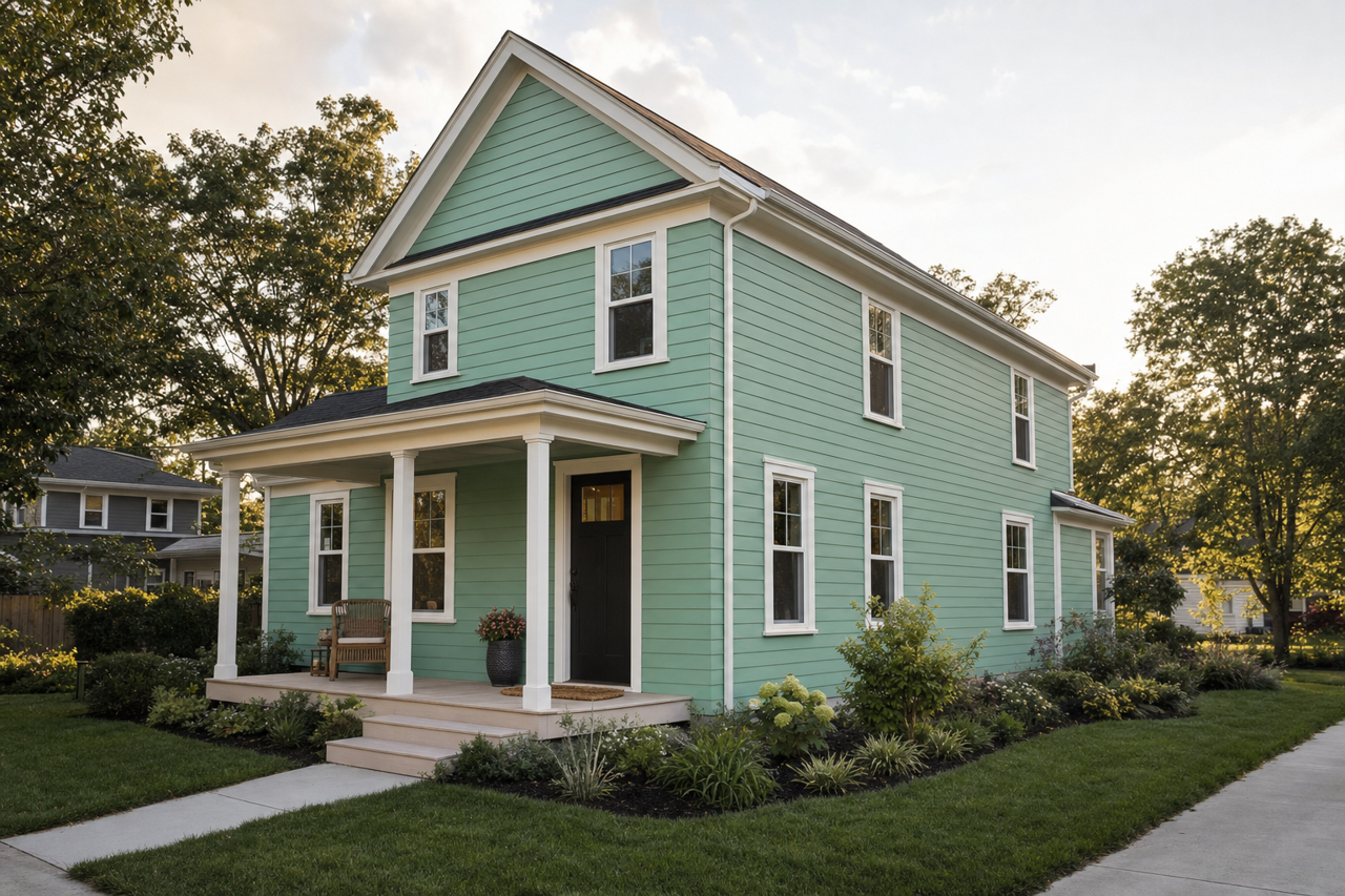Northern by Benjamin Moore on exterior