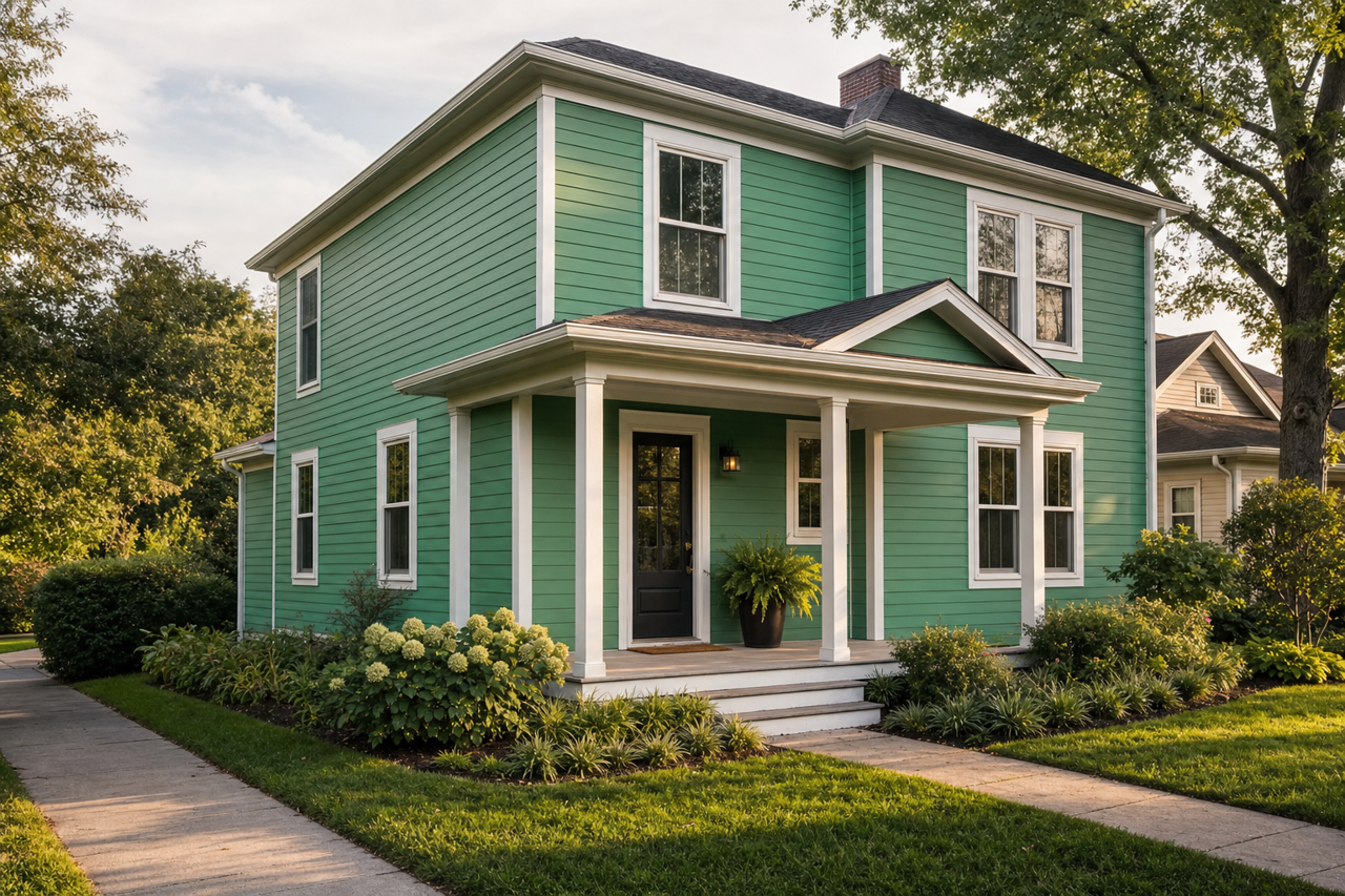 Scotch by Benjamin Moore on exterior