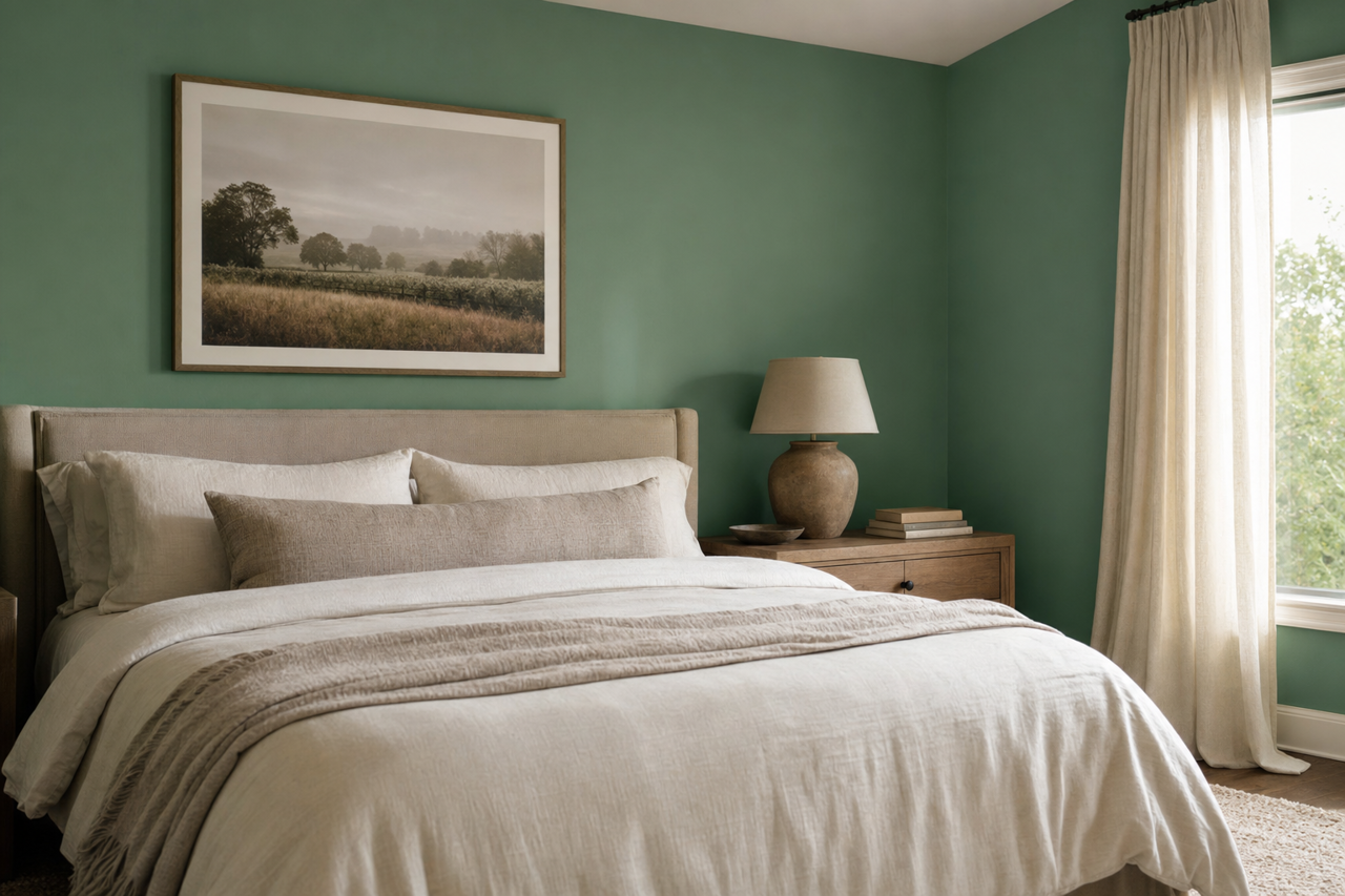 Scotch by Benjamin Moore on interiors