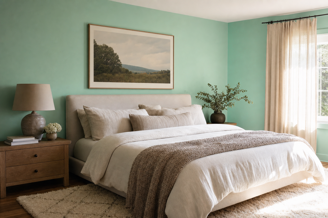 Spring by Benjamin Moore on interiors