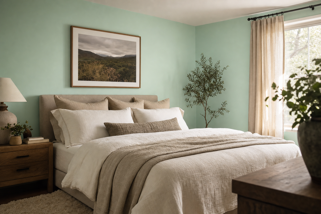 Surf by Benjamin Moore on interiors