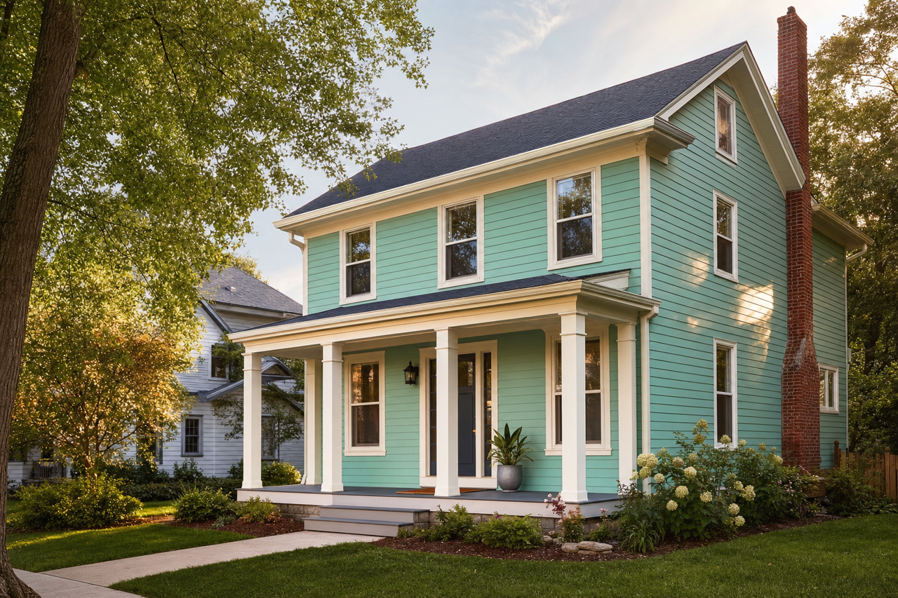 Brookdale Gardens by Benjamin Moore on exterior