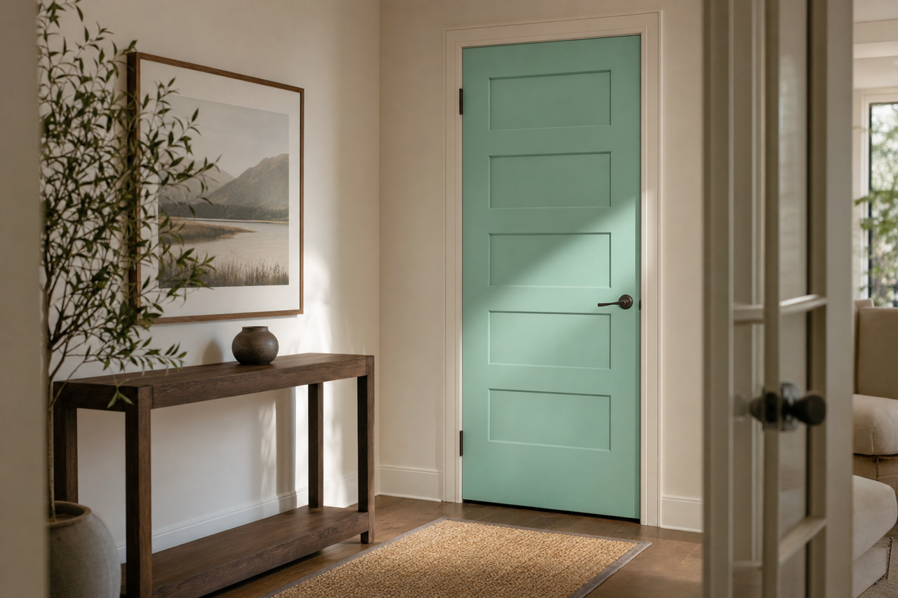 Brookdale Gardens by Benjamin Moore on interior-doors