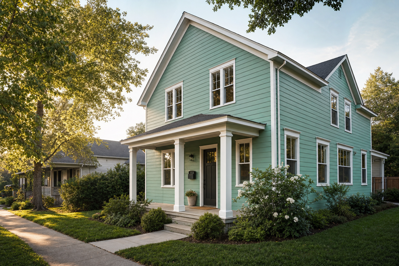 Medici by Benjamin Moore on exterior