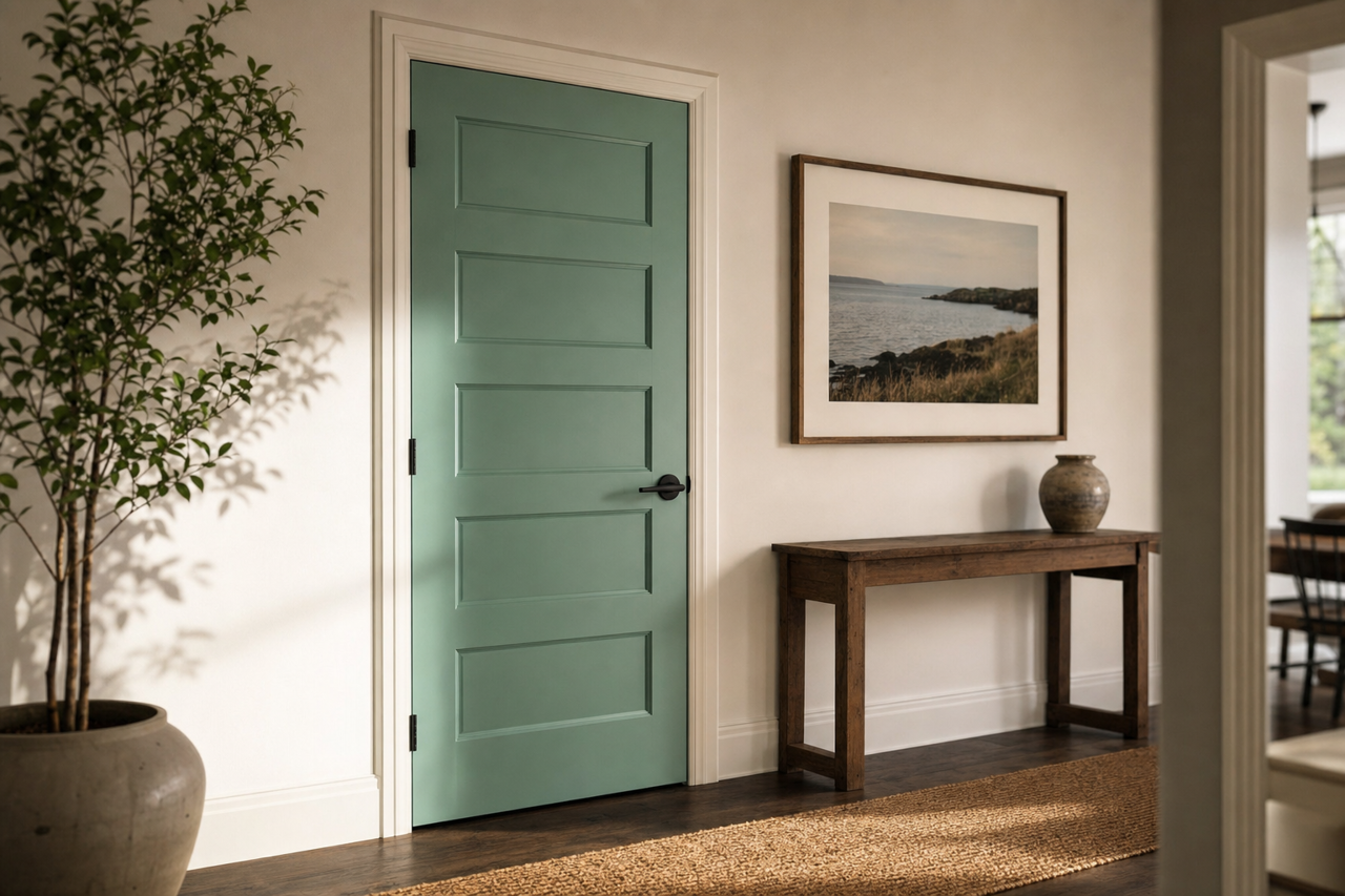 Medici by Benjamin Moore on interior-doors