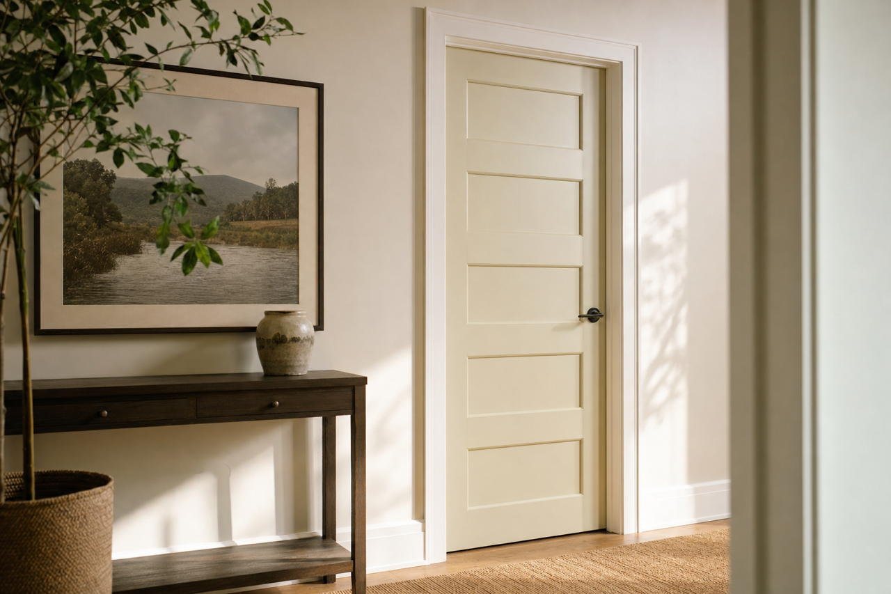 Tea Stain by Valspar on interior-doors