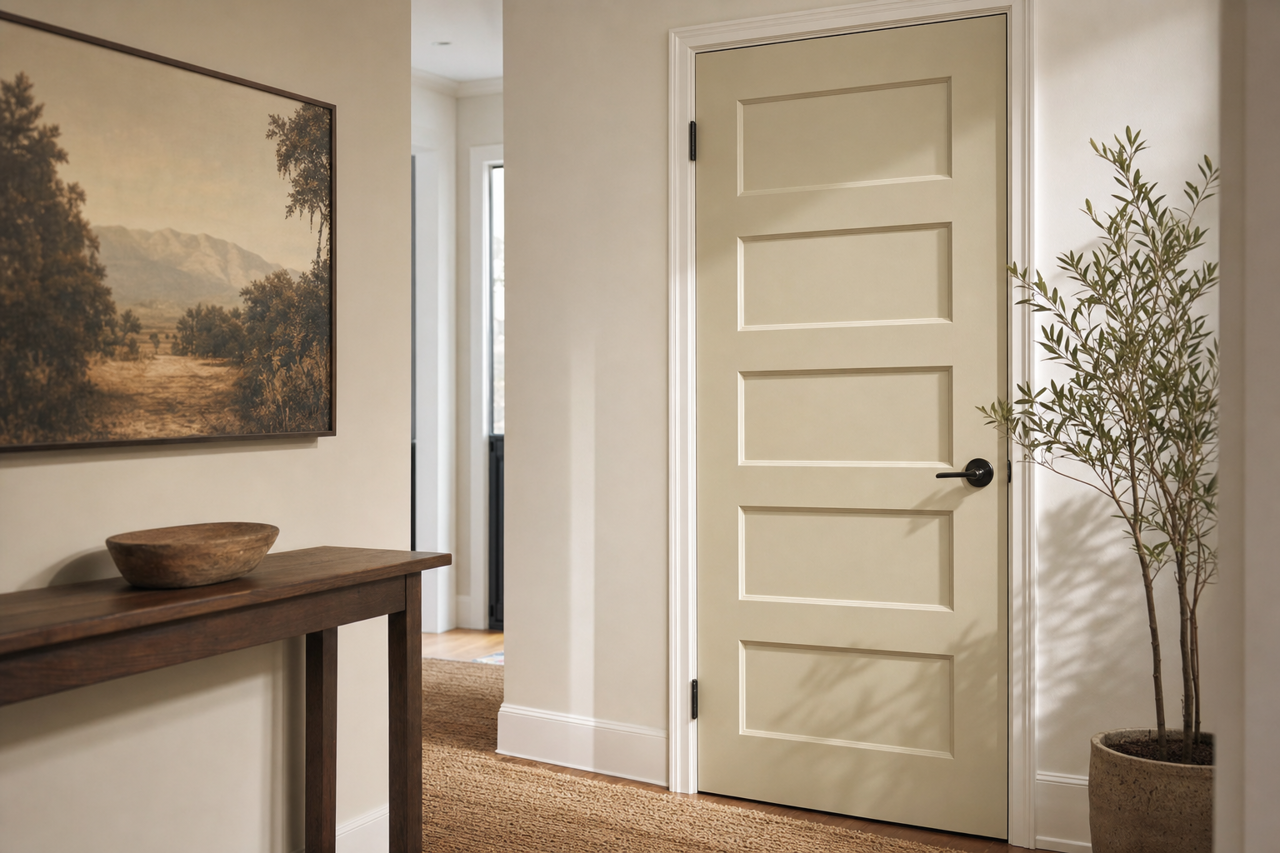 Greyed by Valspar on interior-doors