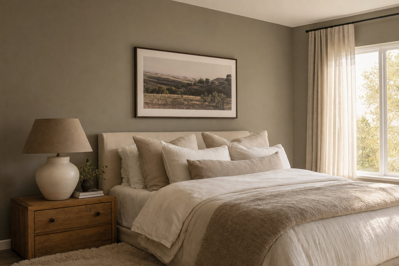 Folkstone by Valspar on interiors