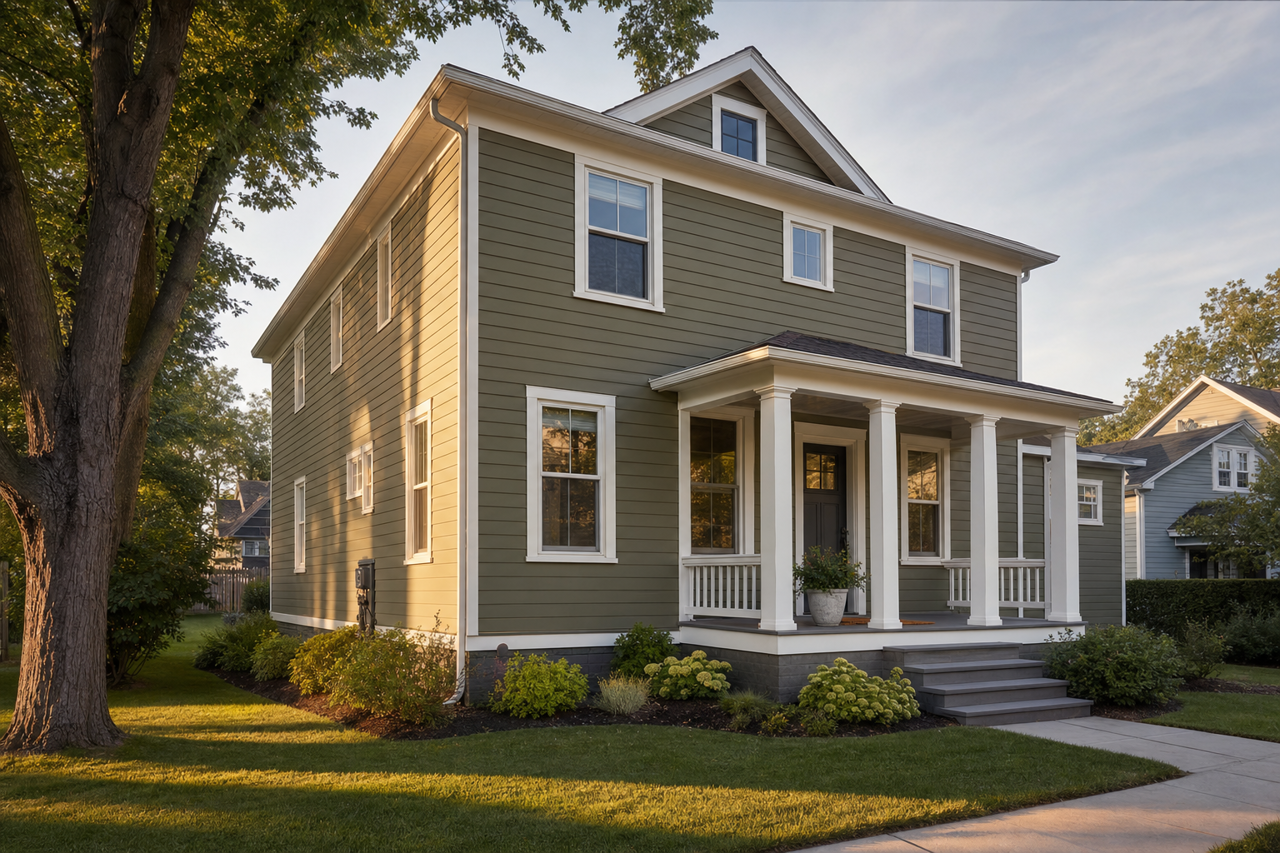 Tarragon by Valspar on exterior