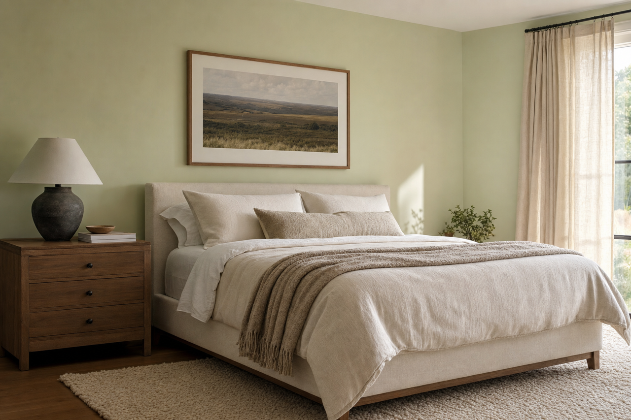 Prairie Willow by Valspar on interiors